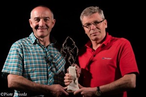 Piolet-d'Or-Gewinner Mick Fowler (r.) und Paul Ramsden 