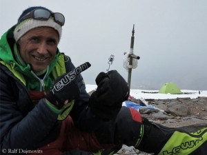 Ralf Dujmovits auf dem Gipfel des Aconcagua