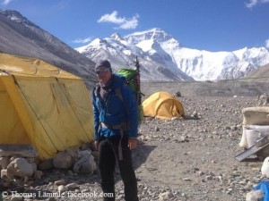 Thomas Lämmle im Everest-Basislager