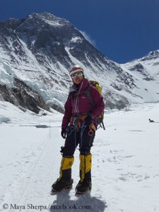 Maya Sherpa am Everest