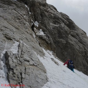 Nancy Hansen auf 6400 Metern am Gasherbrum VI