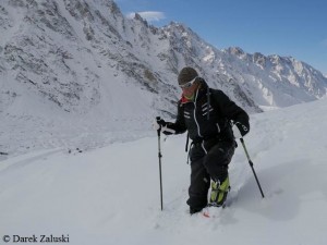 Ralf beim Abstieg von der Messner-Route