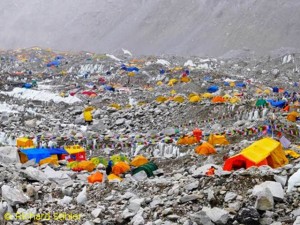 Basislager zu Füßen des Mount Everest