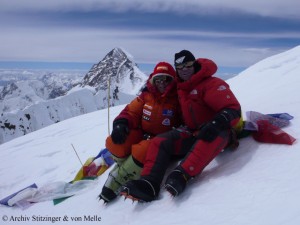 Alix und Luis 2011 auf dem Gipfel des Broad Peak