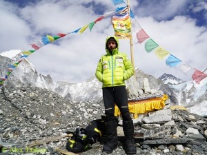 Alex in Everest Base Camp