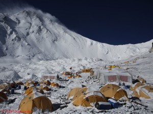 ABC on the north side of Everest before China closed the mountain