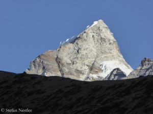 A mountain in Gokyo Valley