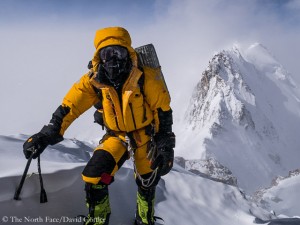 David on the Mazeno ridge (© The North Face)