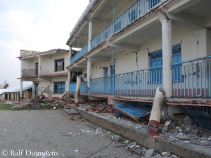 School in Thulosirubari: Ground floor collapsed