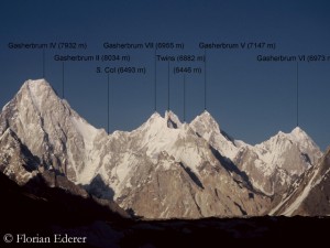 The Gasherbrum massif