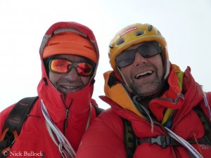 Summit selfie of Ramsden and Bullock (r.)    