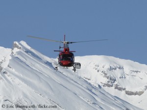 Rescue flight of Air Zermatt