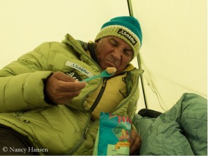 Freeze-dried food at 6,000 meters