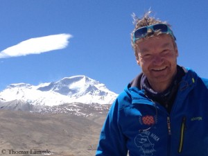 Thomas, in the background Cho Oyu