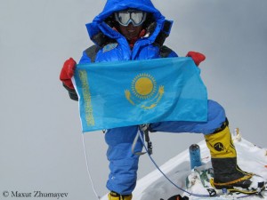 Zhumayev on Mount Everest