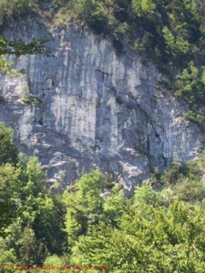The rock face on the Brendlberg 
