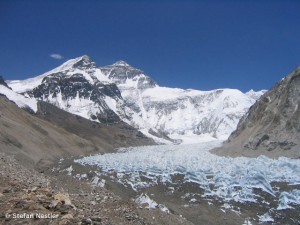 Base camp below the Everest North Face
