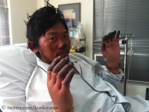 Kuriki after his Everest attempt in fall 2012