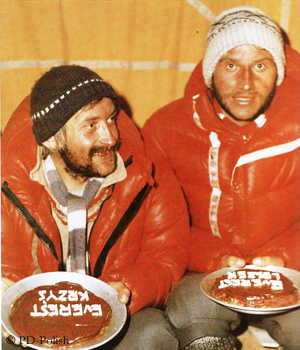 Wielicki (l.) and Cichy after their successful climb