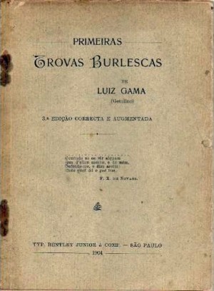 "Trovas burlescas", de Luiz Gama