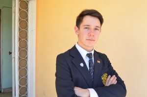 Alberto Cid is first tackling his own high school in Santiago, where he is a member of the student government and the LGBT student group (Photo: E. O'Neill)