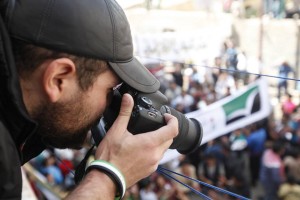 Firas was arrested for documenting and participating in the Free Syria movement (Photo: Firas Al-Shater)