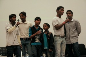 A performance by boys who live in the Unmeed Home, which is run by the organisation Dil Se Campaign