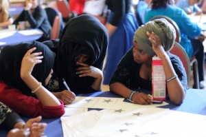 Together with friends, Muna founded the charity "Integrate Bristol" to raise awareness about the issue of female genital mutilation (Photo: Lyndsey Melling).