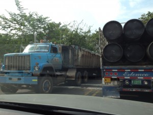 Trucks side by side with other trucks