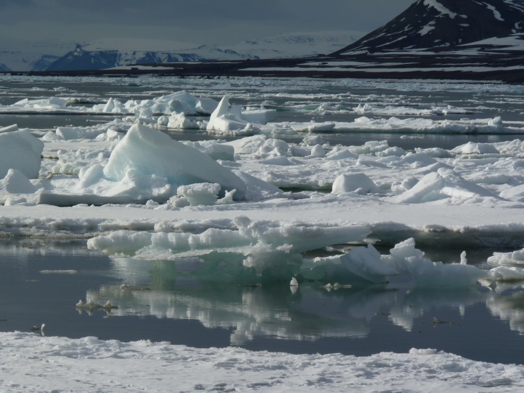 Melting ice off Svalbard  (Pic I.Quaile)