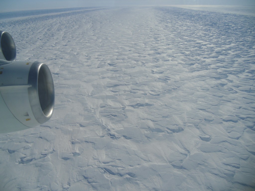 Angelika Humbert from AWI took this picture flying over the Pine Island Glacier in 2013