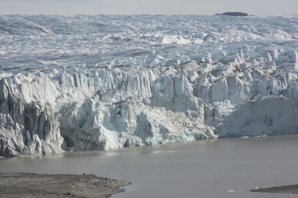 Greenland ice wall