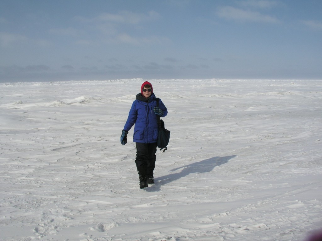 iceblogger on chukchi sea
