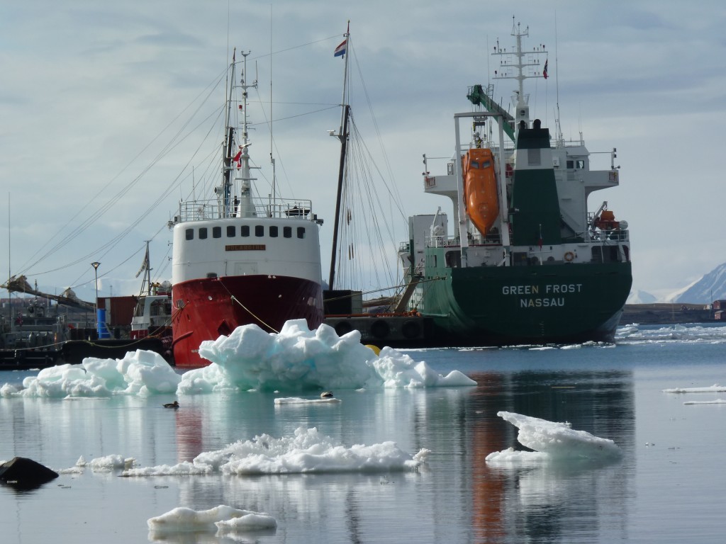Melting ice, easier ship access
