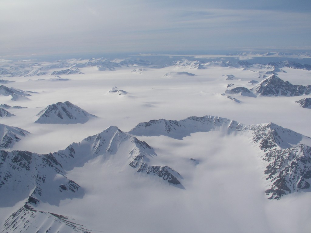 svalbard from the air