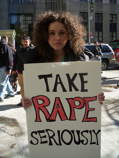 Rape sign Women's eNews BY