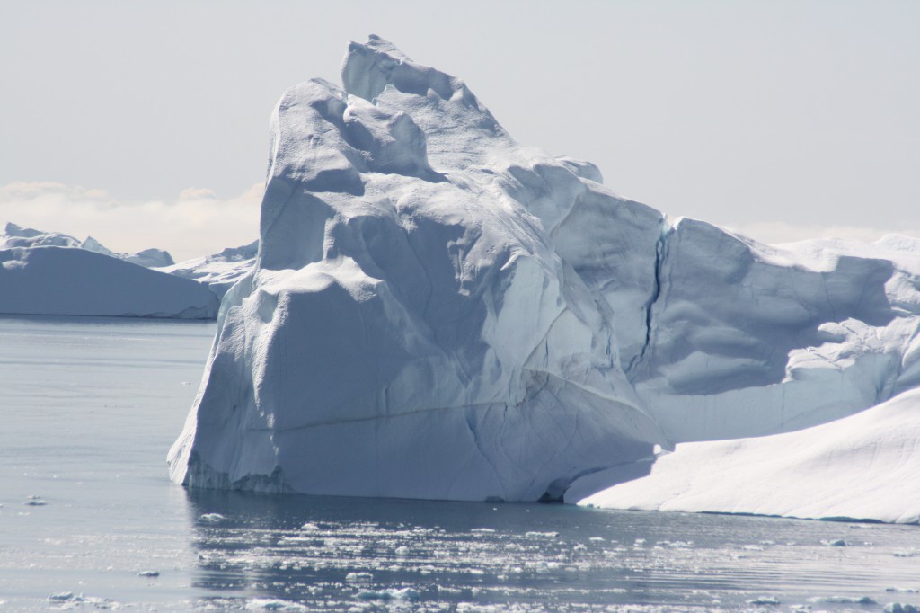 Greenland's glaciers are all ready discharging huge amounts of ice into the ocean (I.Quaile)