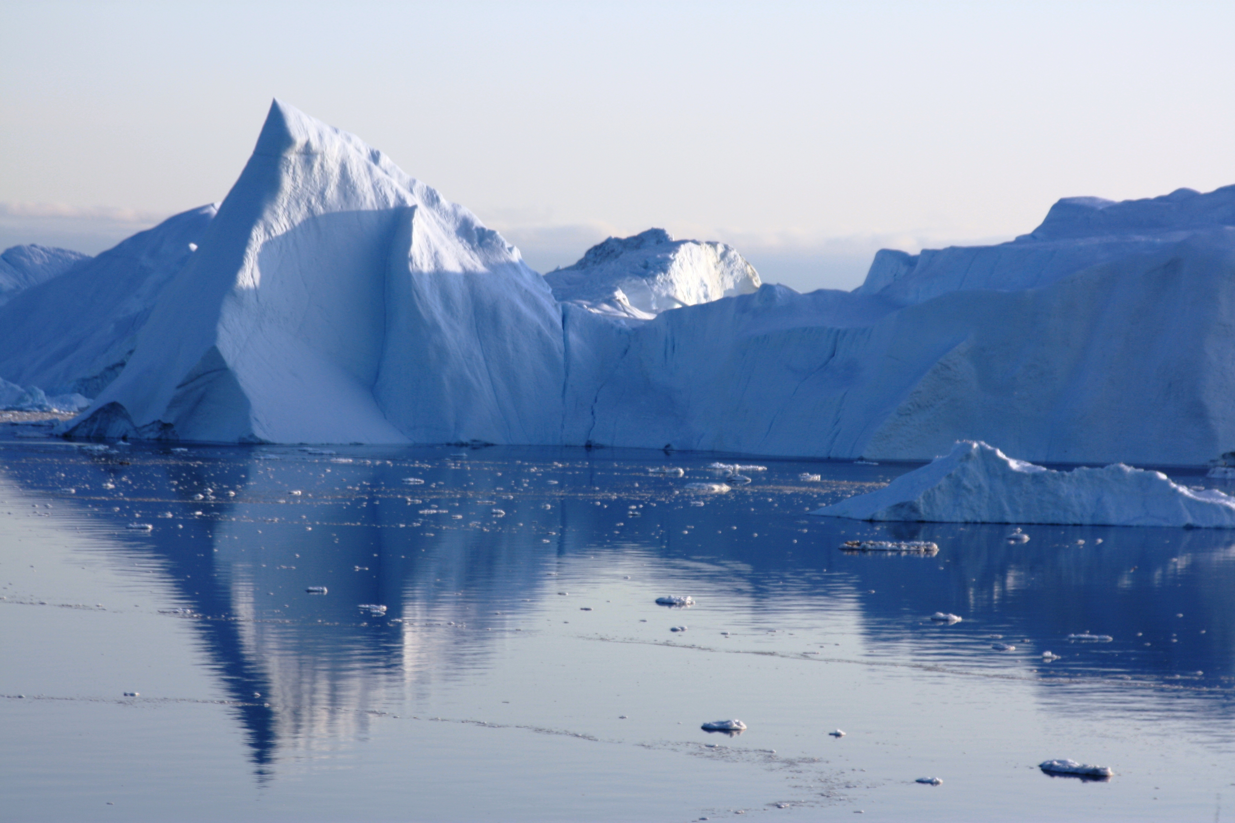 greenland ice blue