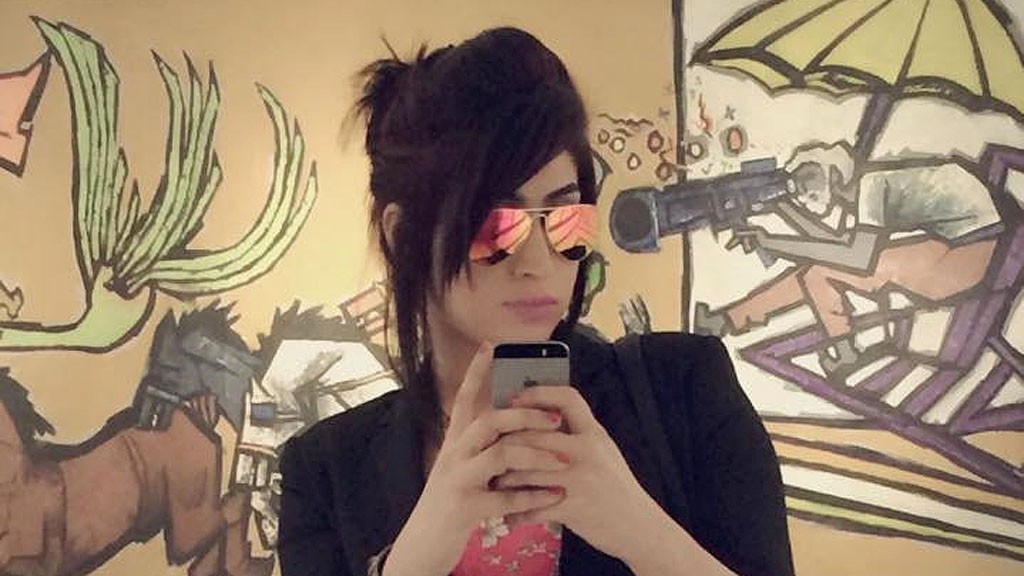 Social media celebrity Qandeel Baloch, who was strangled in what appeared to be an "honour killing," in Multan, Pakistan, is pictured in a selfie on her Facebook page. (Baloch/Facebook/via Reuters)